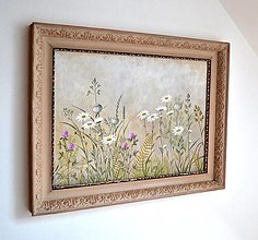 Obrazy - Maľovaný obraz-Kým uschne tráva - 16326515_