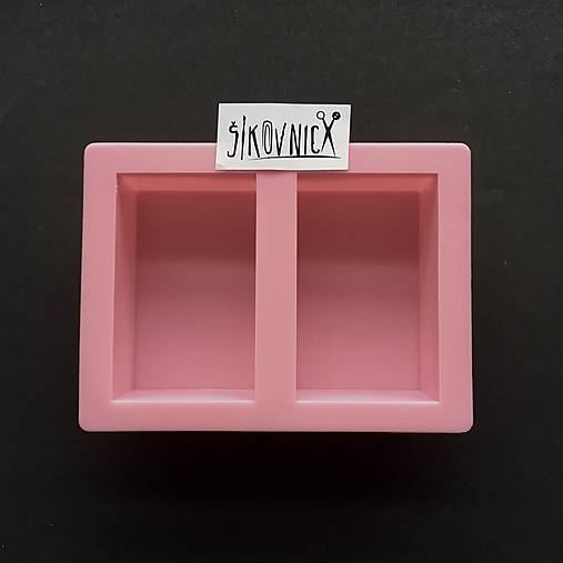 Silikónová  forma, vaničky, obdĺžnik, 13,5x10 cm