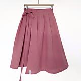 Sukne - Obojstranná mušelínová sukňa zavinovacia - 16328279_