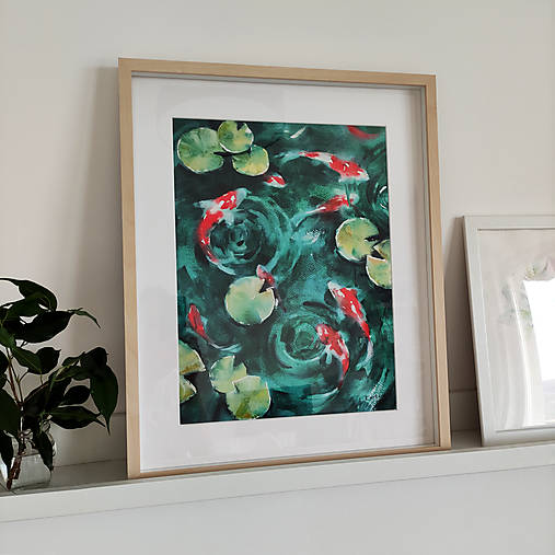 Obrazy - Obraz "Koi Fish", art-print - 16328891_