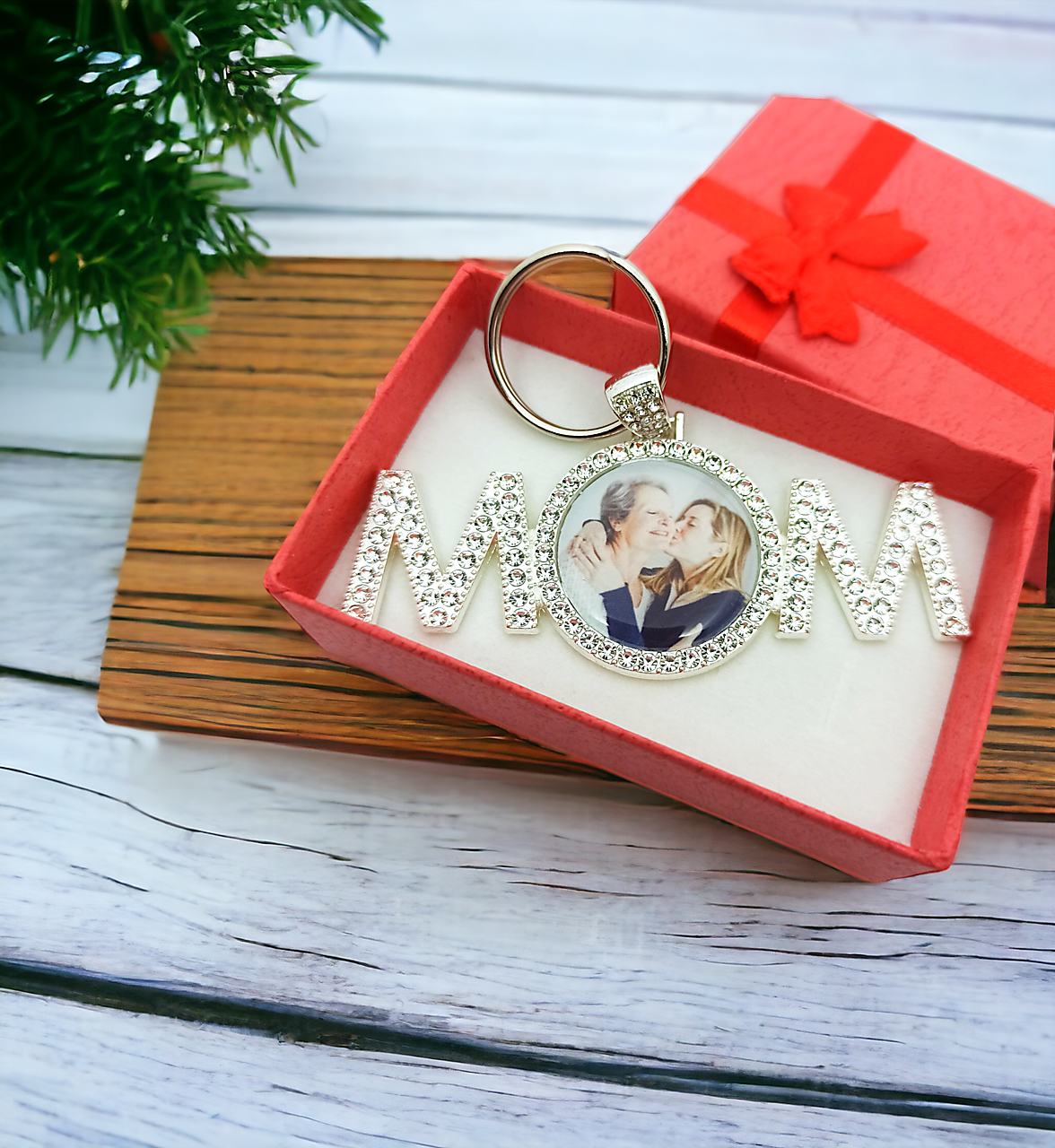 Kľúčenka Mom s fotkou