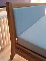 Nábytok - Luxusná dubová posteľ Ella + 2 stolíky zdarma - 16331867_
