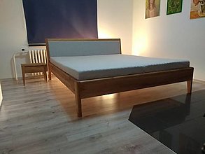 Nábytok - Luxusná dubová posteľ Ella + 2 stolíky zdarma - 16331866_