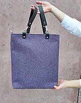 Batohy - Ava backpack fialová tkaná látka - 16330808_