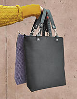 Batohy - Ava backpack fialová tkaná látka - 16330809_