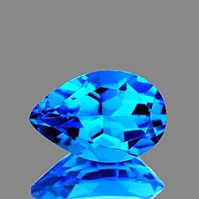 Minerály - Topas swiss modry 8x5 mm - 16329695_