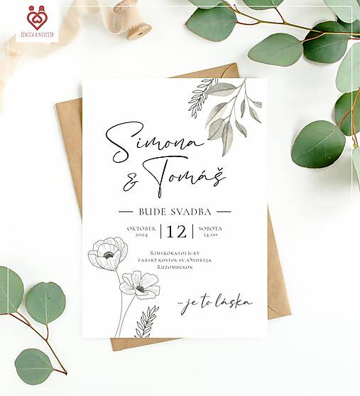 Papiernictvo - Svadobné oznámenie - 16331566_