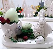 Polotovary - Zajačica s vajíčkom - 16330712_