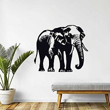 Dekorácie - Slon drevená dekorácia na stenu - 16334051_
