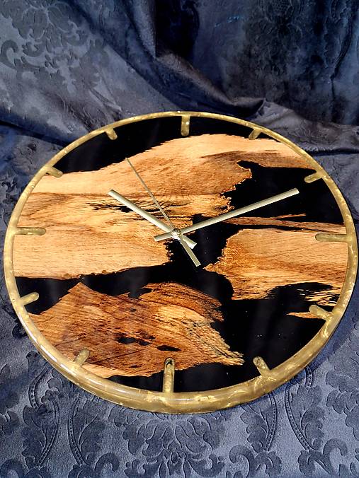 Hodiny - Nástenné hodiny čierne II. - 16333265_