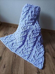 Detský textil - Puffy deka pre bábätko  (Fialová (srdiečková)) - 16332778_