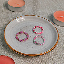 Prstene - Rúžové prstene - 16332665_