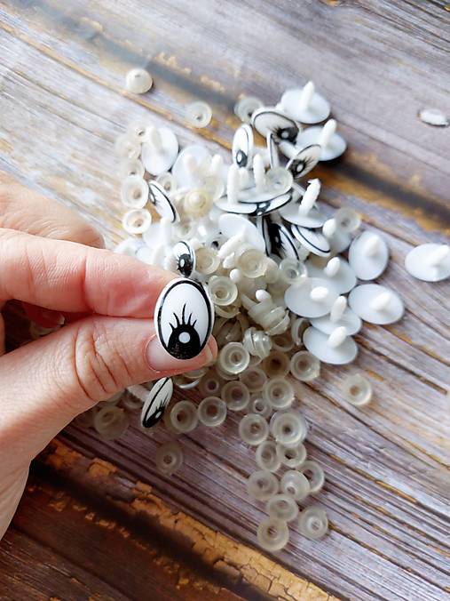 Bezpečnostné očko, čierno-biele