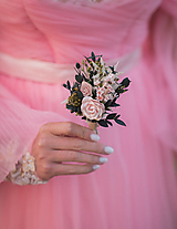 Svadobné pierka - Pierko pre ženícha "verše z lupienkov ruží" - 16335044_