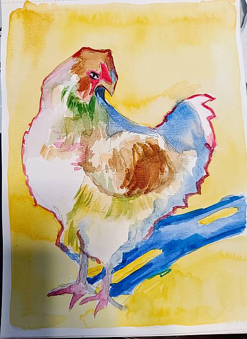 Kresby - Veľkonočná sliepočka 🐔 - 16334964_