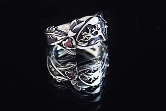 Prstene - Strieborný prsteň Hannibal - 16338098_