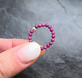 Prstene - Prsteň*fosfosiderit*purple mica*Ag - 16337893_