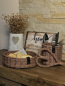 Nádoby - Košík na chlieb a na príbor - 16341502_