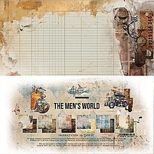 Papier - Scrapbook papier 12x12 The Men's World - 16340646_