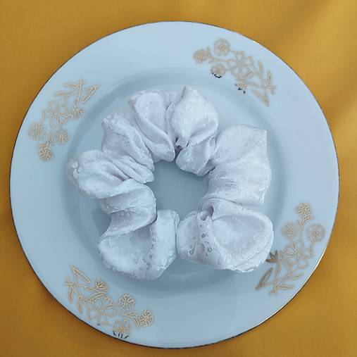 Ozdoby do vlasov - Scrunchie Alcyone - 16340605_