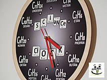 Hračky - Nástenné hodiny Science Clock - 16340703_