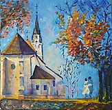 Obrazy - Spišská Nová Ves, akryl, 40x40 - 16342058_