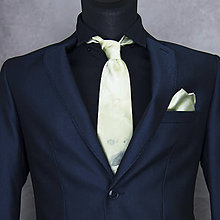 Pánske doplnky - SET Hodvábna kravata + vreckovka LIMIT_02, ručná výroba - 16340486_