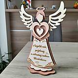 Dekorácie - Anjel ochranca rodiny dekorácia - 16340621_