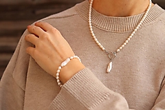 Sady šperkov - 2-dielna perlová súprava - 16341116_