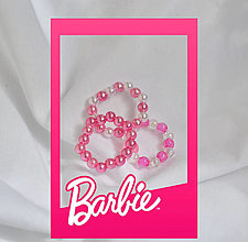 Prstene - Barbie prstienky - 16341230_