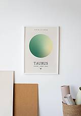 Grafika - Taurus/Býk art print - astrologické znamenie - 16342097_