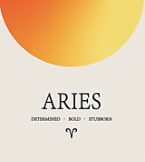 Grafika - Aries/Baran art print - astrologické znamenie - 16342135_