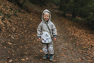 Detské oblečenie - Zimná softshellová bunda "bears" - 16343225_