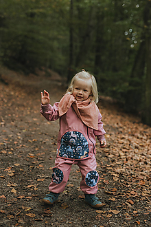 Detské oblečenie - Zimná softshellová bunda "unicorn" - 16343239_