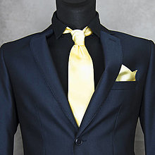 Pánske doplnky - SET Hodvábna kravata + vreckovka LIMIT_18, ručná výroba - 16343099_