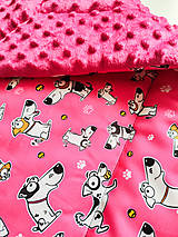 Psia deka (48x70 - Ružová teriérová)
