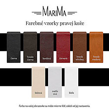 Peňaženky - Dámska kožená peňaženka MARIMA - malá (Farba na želanie, kontaktujte ma) - 16343860_