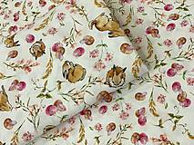 Textil - ❤️100% BAVLNA FRANCÚZSKO ❤️ZAJAČIKY - 16343996_