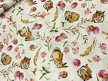 Textil - ❤️100% BAVLNA FRANCÚZSKO ❤️ZAJAČIKY - 16343998_
