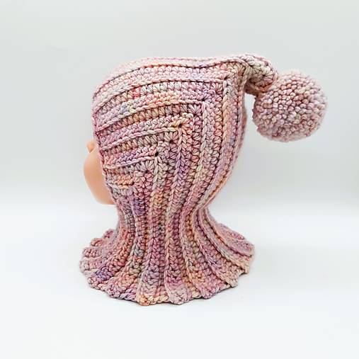 Detské čiapky - PIXIE CHUNKY kukla s brmbolcom (detská) - 16344041_
