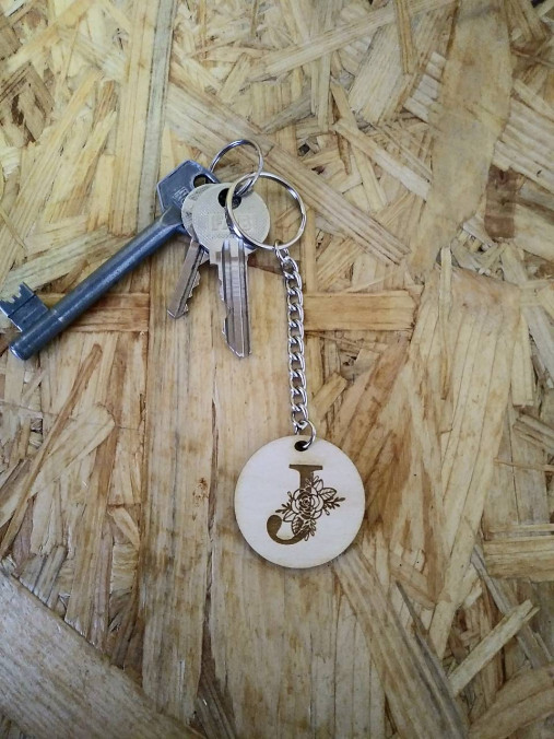 Kľúčenky - Kľúčenka písmeno * (bez strapca) - 16342581_