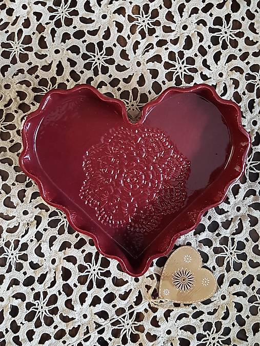 Nádoby - Pie LoVe Cherry keramicka misa  - 16343475_