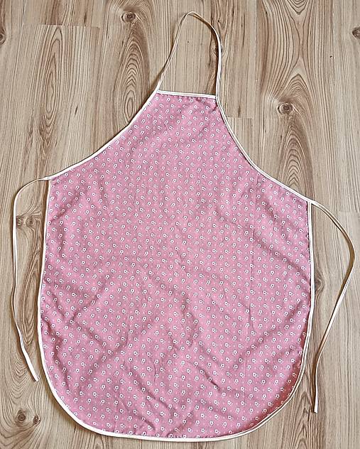 Iné oblečenie - Darček pre kuchárku- zástera rôzne vzory (Ružová) - 16342885_