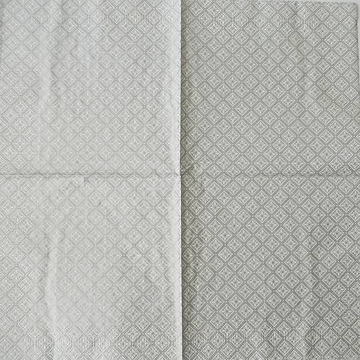 Papier - Strieborný vzor-servítka - 16342473_