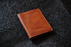Pánske tašky - Univerzálna kožená peňaženka, pánska, knihového typu - 16346885_