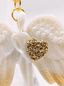 Iné šperky - Ochranný anjelik zlaté ombré - 16346050_
