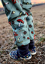 Detské oblečenie - do H O R Y... rastúce softshellové nohavice, veľ. 74-134 - 16347155_