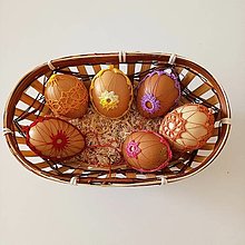 Dekorácie - Sada veľkonočných vajec - 16348140_