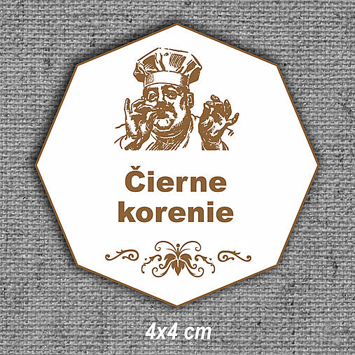 Úložné priestory & Organizácia - Etikety na koreničky 75 - 16347088_