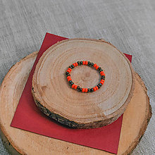 Prstene - Oranžové prstene (Oranžova a bronzova) - 16346323_